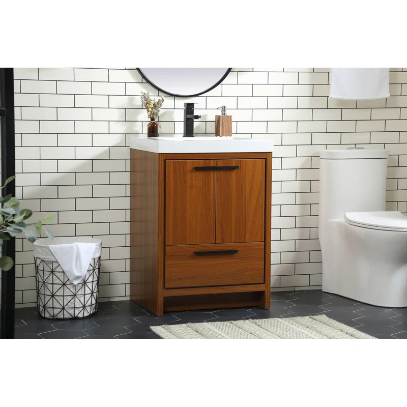 Elegant Kitchen and Bath Elegant Kitchen and Bath 24 Inch Single Bathroom Vanity