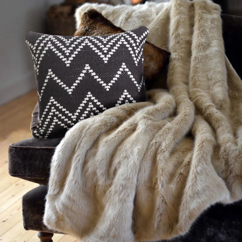 Evette Rios Textured Cotton Throw Pillow