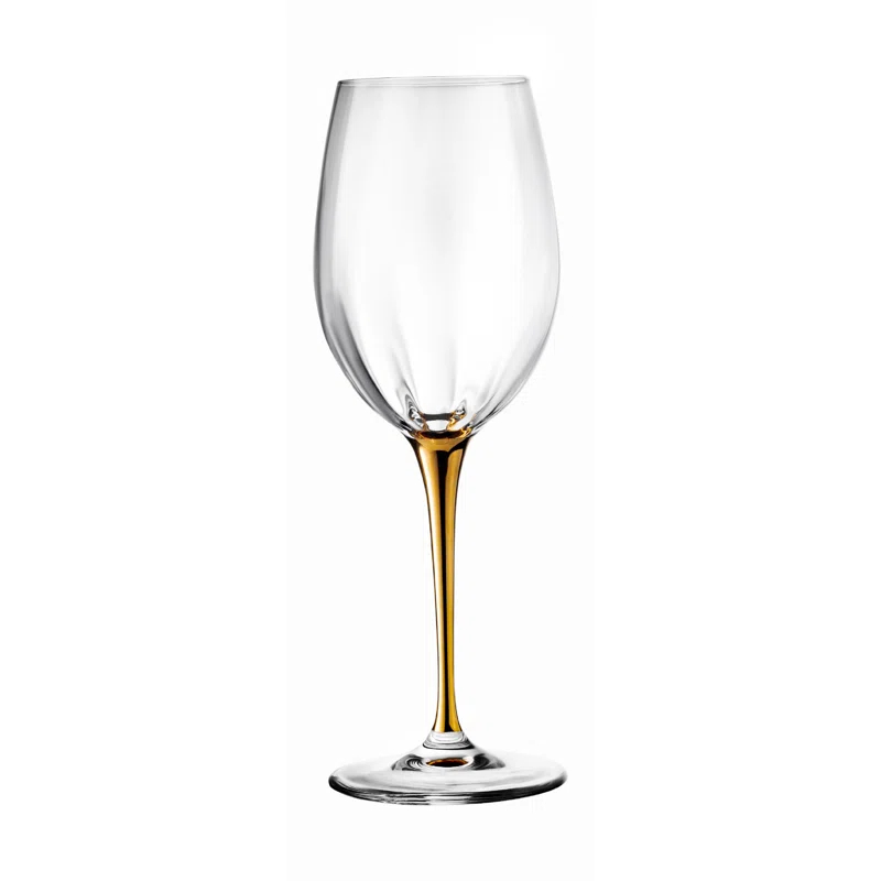 Majestic Crystal 14oz. Crystal White Wine Glass Set (Set of 6)