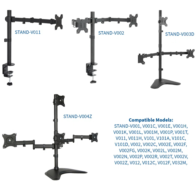 Vivo Dual Monitor Arm for Desk Stand