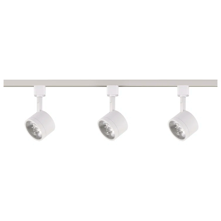 Nuvo 48.31'' 3 -Light Track Track Kit with Dimmable and Adjustable Head