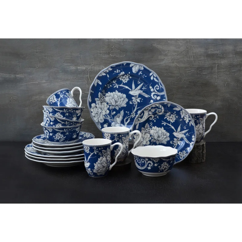 Adelaide 16 Piece Dinnerware Set, Service for 4