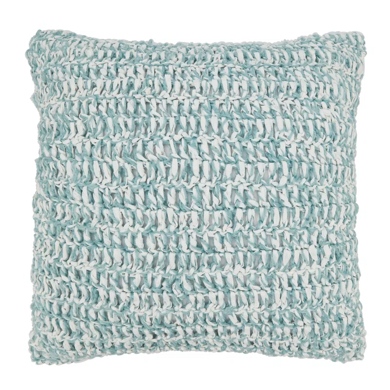 Saro Raffia Collection Indoor/Outdoor Throw Pillow