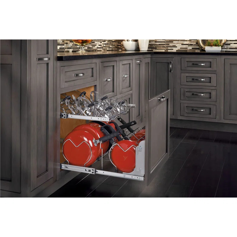 Rev-A-Shelf Rev-A-Shelf Pullout Cabinet Pot and Pan Organizer