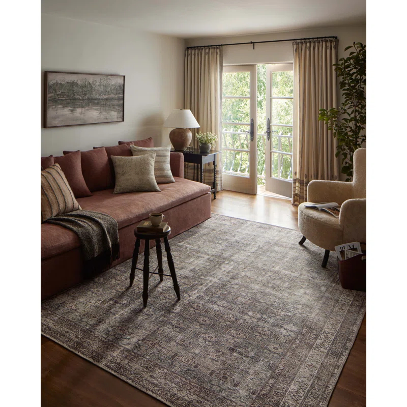 Amber Lewis x Loloi Georgie Moss / Bark Area Rug