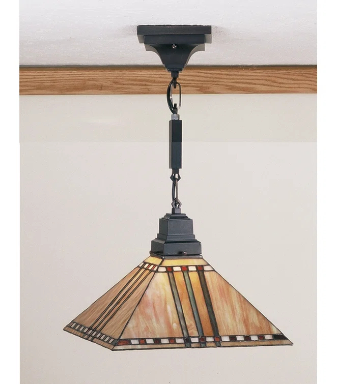 Meyda Lighting 1 - Light Mahogany Bronze Unique/Statement Pendant