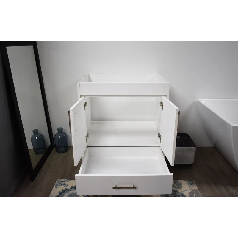 Capri 24 in. W x 22 in. D x 34 in. H Single Sink Bath Vanity Cabinet without Top