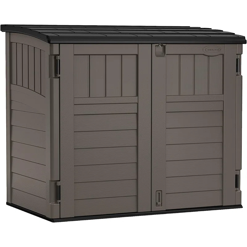Suncast Suncast Outdoor Resin Horizontal Storage Shed