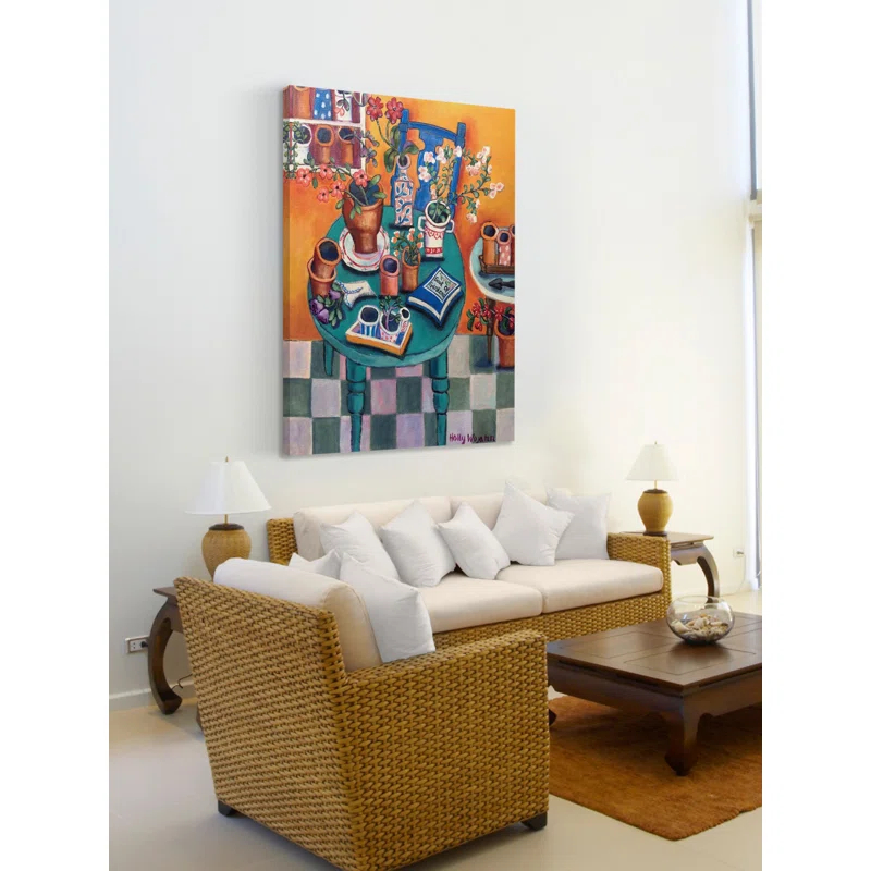 Marmont Hill Flowers " A Sunny Garden Room " by Holly Wojahn