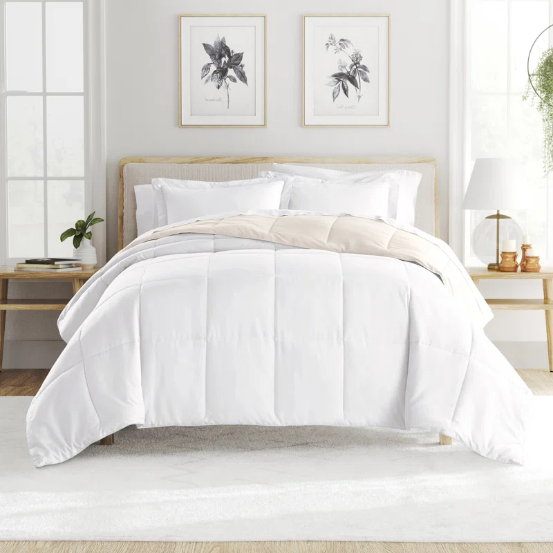 Becky Cameron Reversible Down-Alternative Comforter Bedding Set