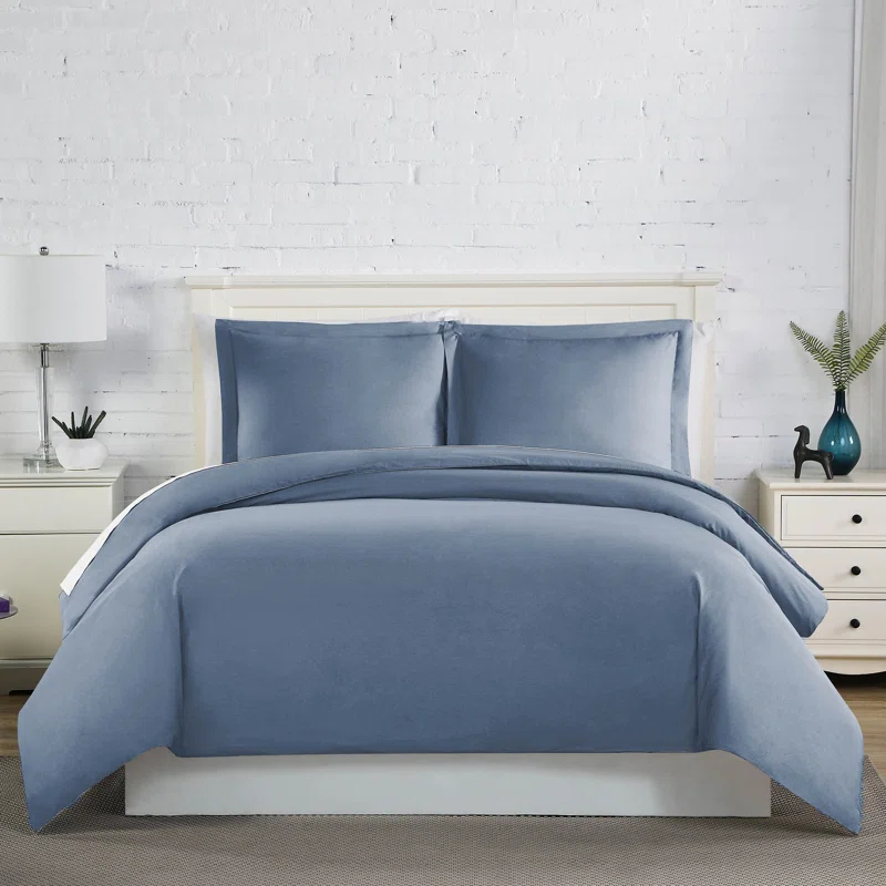 SouthShore Fine Linens Southshore Fine Linens Microfiber Duvet Cover Set with shams