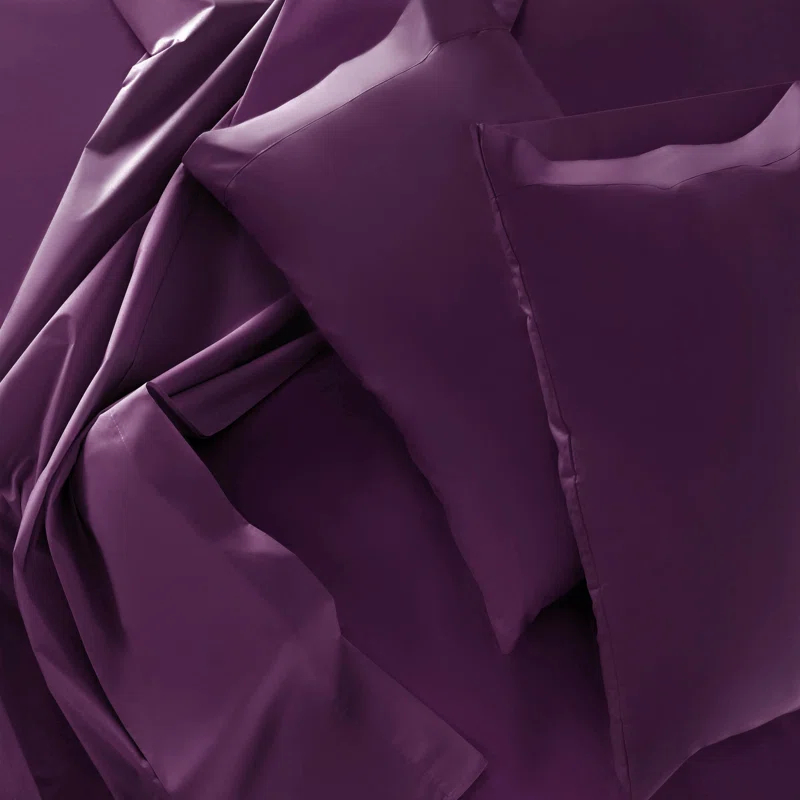 Superior Superior 300 Thread Count Rayon From Bamboo Solid Deep Pocket Bed Sheet Set