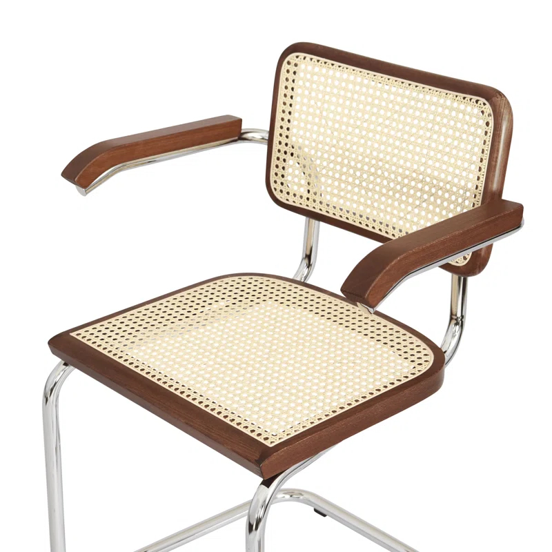 Breuer Chair Company Marcel Breuer Cesca Cane Cantilever Dining Armchair Arm Chair