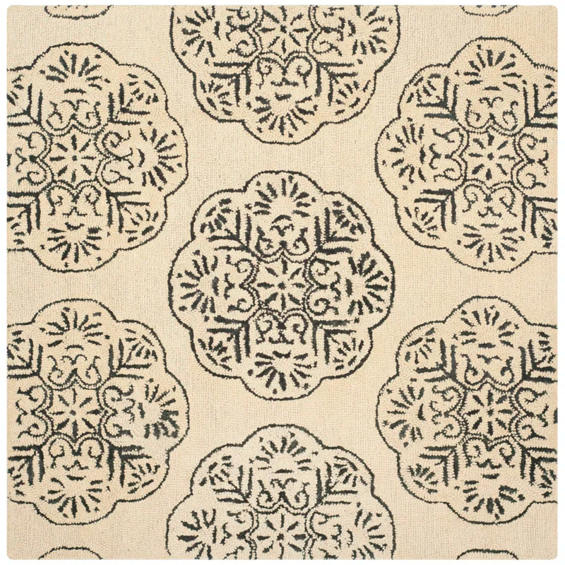 Safavieh Bella Hand Tufted Wool Damask Rug