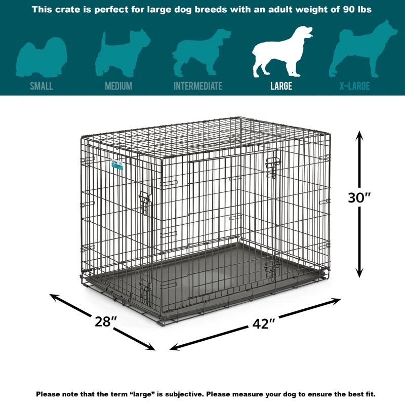 MidWest Homes for Pets Double Door iCrate