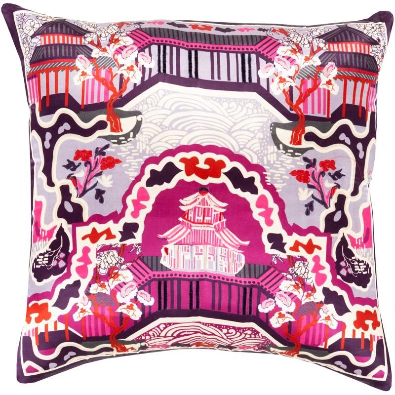 Silk Throw Pillow
