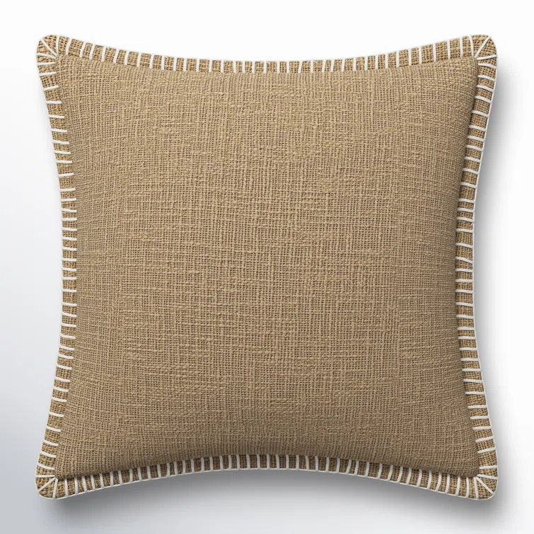 Fernande Cotton Lumbar Throw Pillow