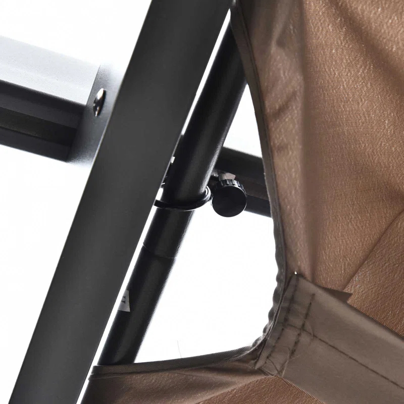 Outsunny Outsunny Pergola with Retractable Shade Canopy, Aluminum