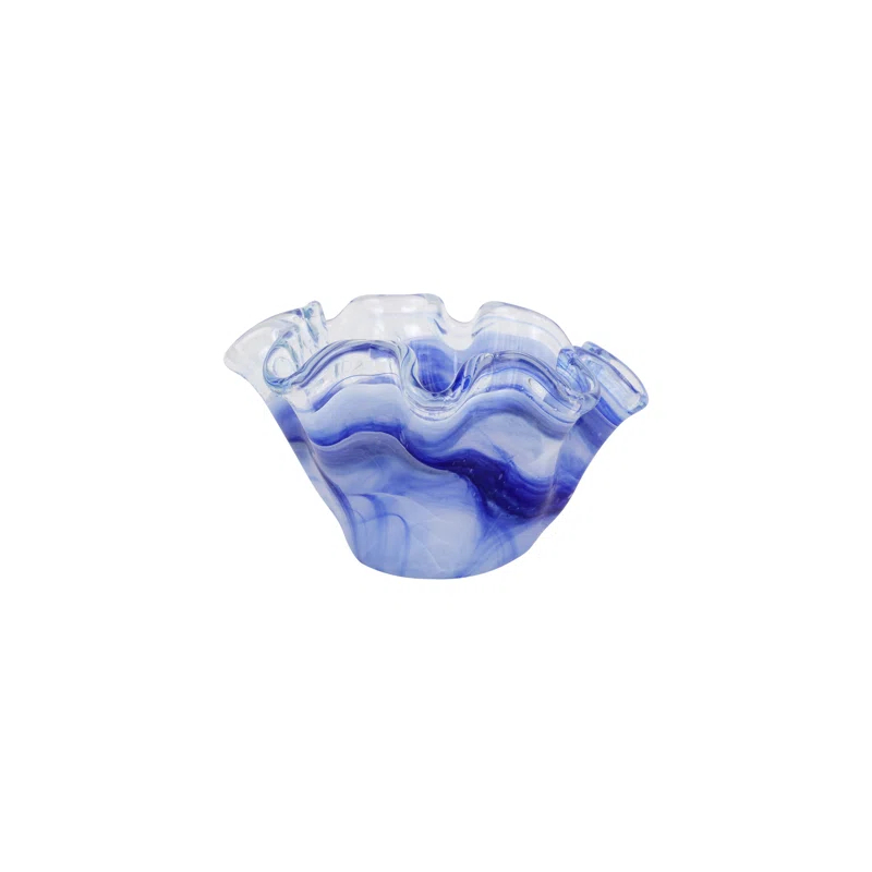 VIETRI VIETRI Onda Glass Serving Bowl