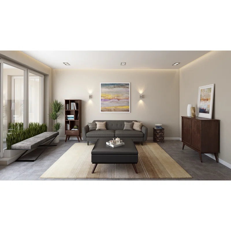 Simpli Home Draper Storage Bookcase