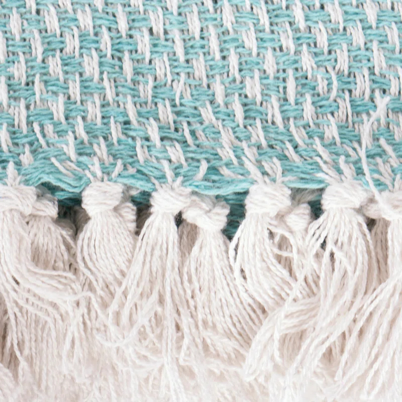 Design Imports Hand Woven Throw Blanket
