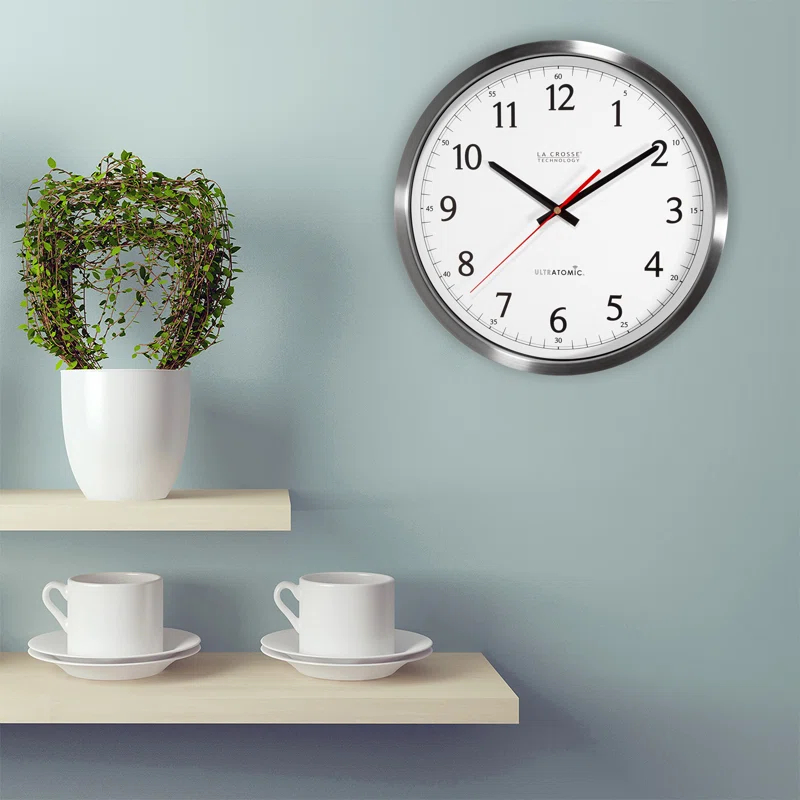 Weatherholt 14" UltrAtomic Metal Wall Clock