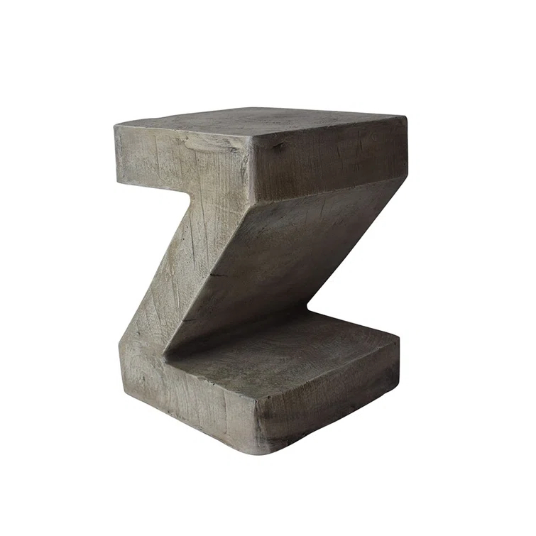 Millwood Pines Khadija Concrete Top End Table