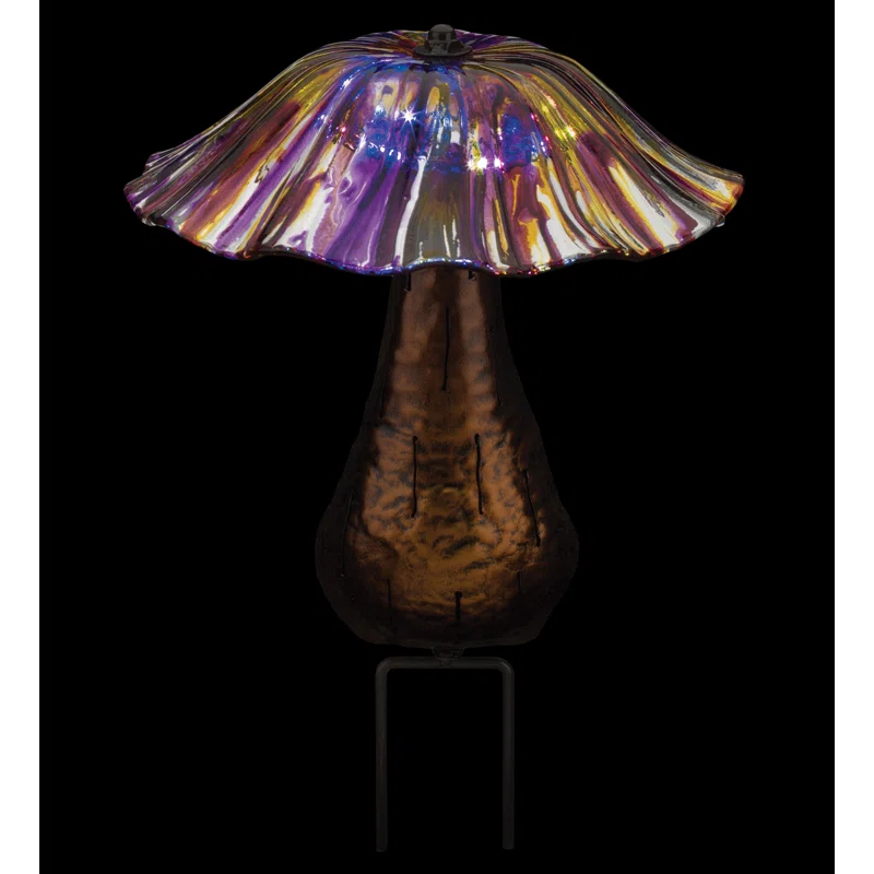 Regal Art & Gift Solar Toadstool Stake
