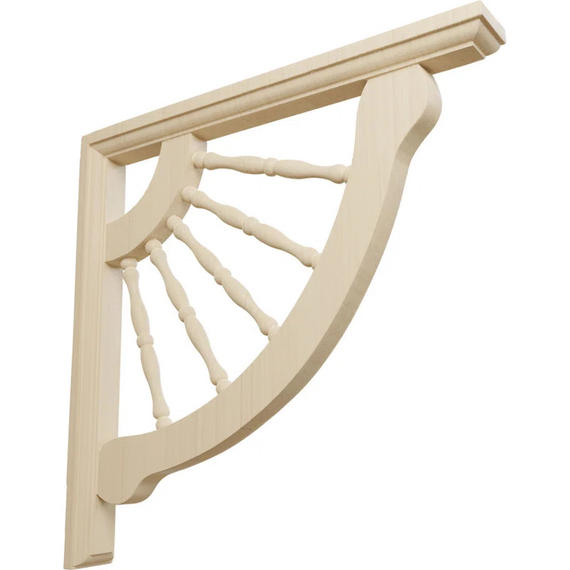Ekena Millwork Crendon 12'' H x 1.50'' W x 12'' D Wood Bracket / Corbel