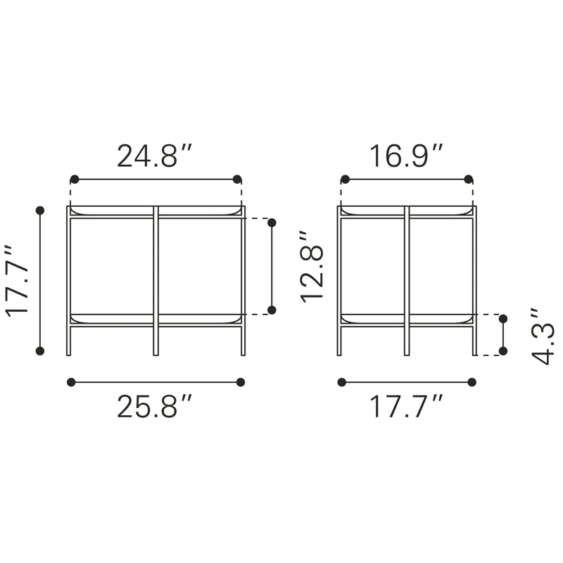 Zuo Hospitality Single Coffee Table
