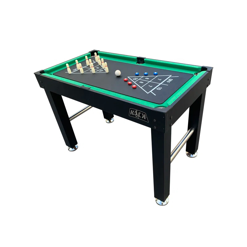 KICK Foosball Tables KICK Hexad 48″ 6-in-1 Multi Game Table Combo Arcade Set for Home, Game Room, Friends & Family