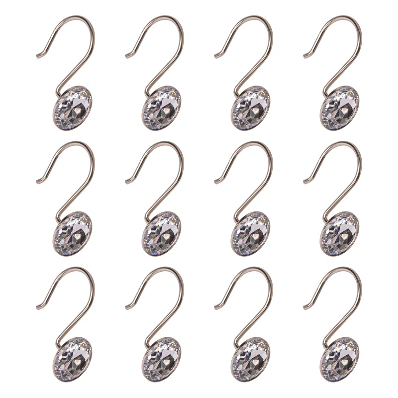 Utopia Alley Steel Shower Curtain Hook (Set of 12)