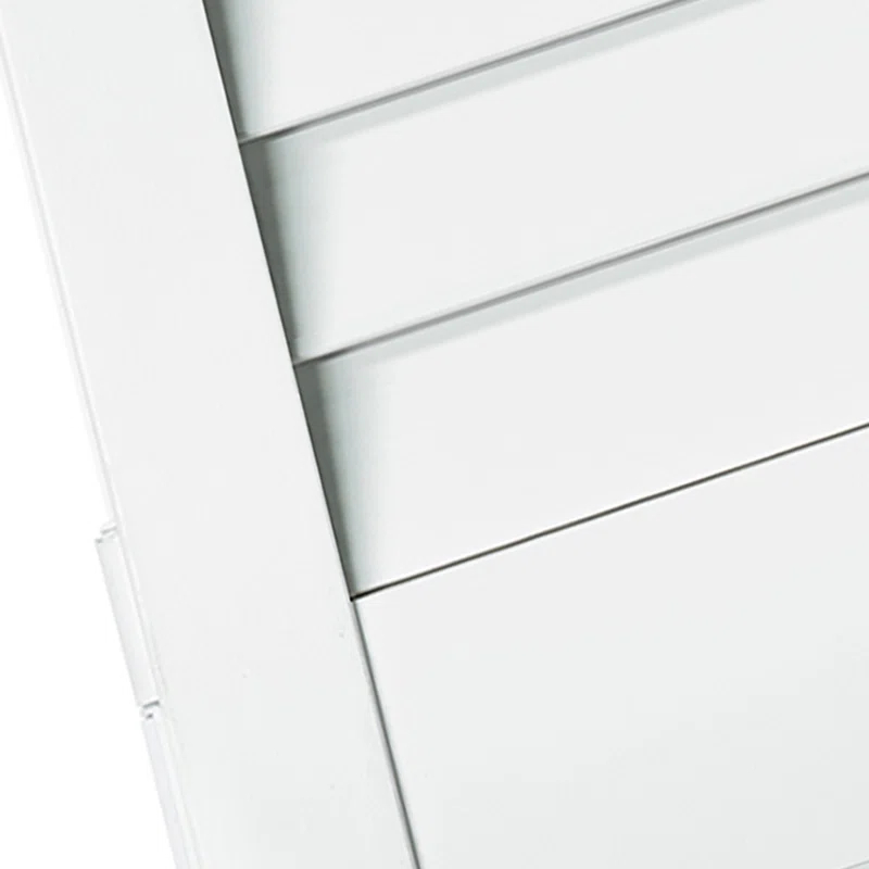 Kimberly Bay Closet Door, Bi-Fold, Plantation Louver-Panel Solid Core White 80 In. X 30 In.