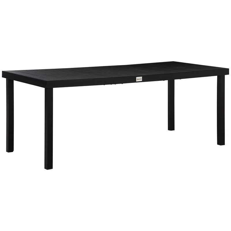 Outsunny Rectangular Outdoor Dining Table