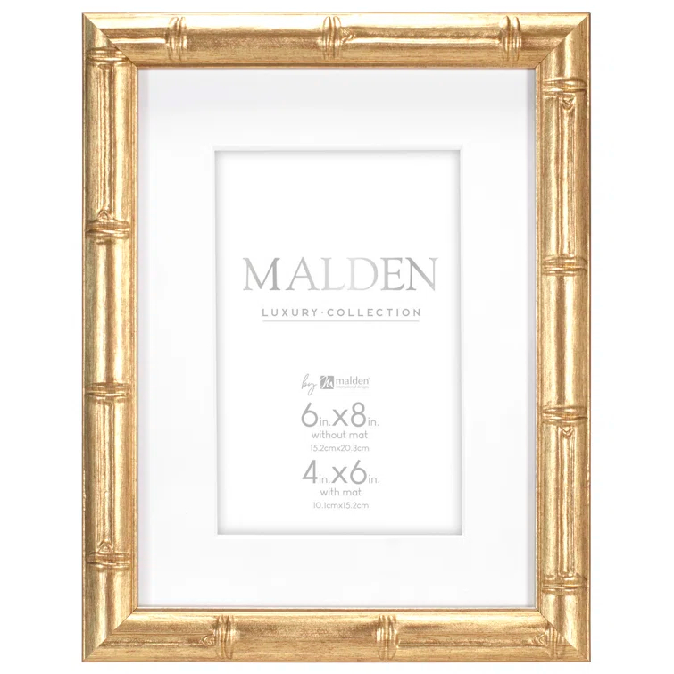 Malden Gold Picture Frame with Mat