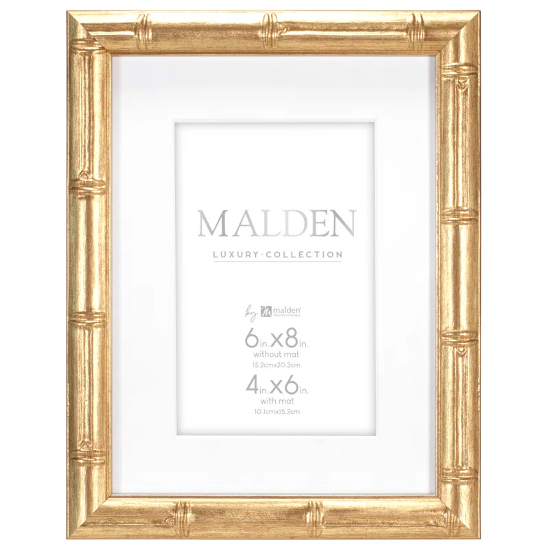Malden Gold Picture Frame with Mat