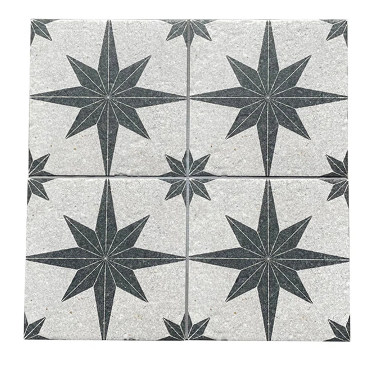 BATCH Tulum Compass 8" x 8" Patterned Wall & Floor Tile
