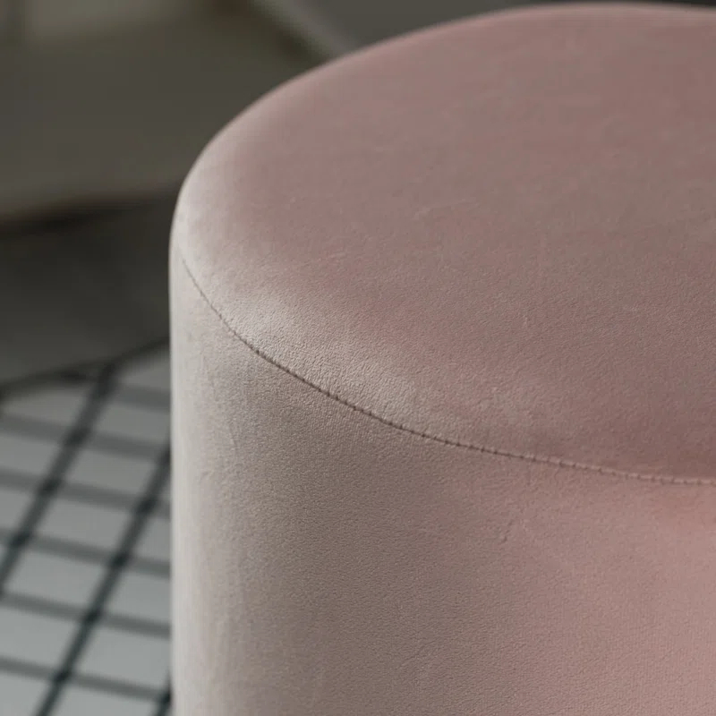 Everly Quinn Nayli Velvet Ottoman