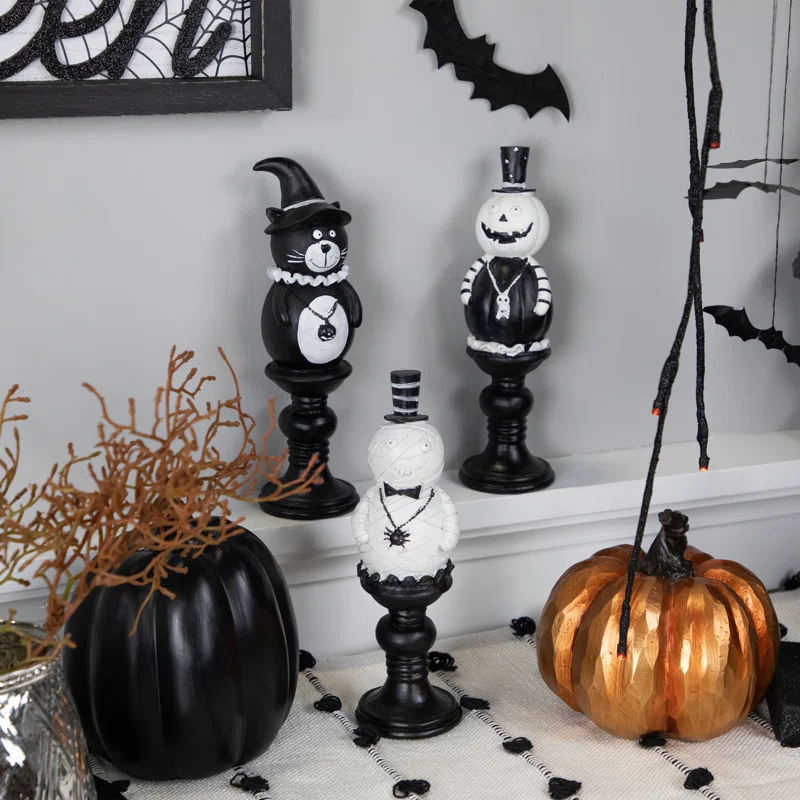 Northlight Seasonal Halloween Candlestick Decorations