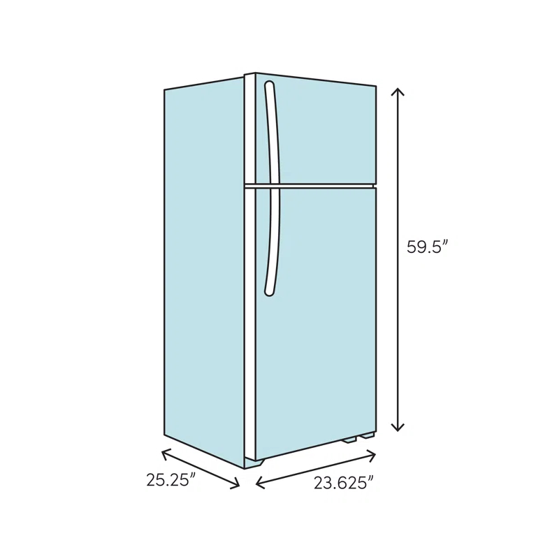 Haier Haier 24" 9.8 Cubic Feet Smudge-Resistant Top Freezer Refrigerator HA10TG21SB