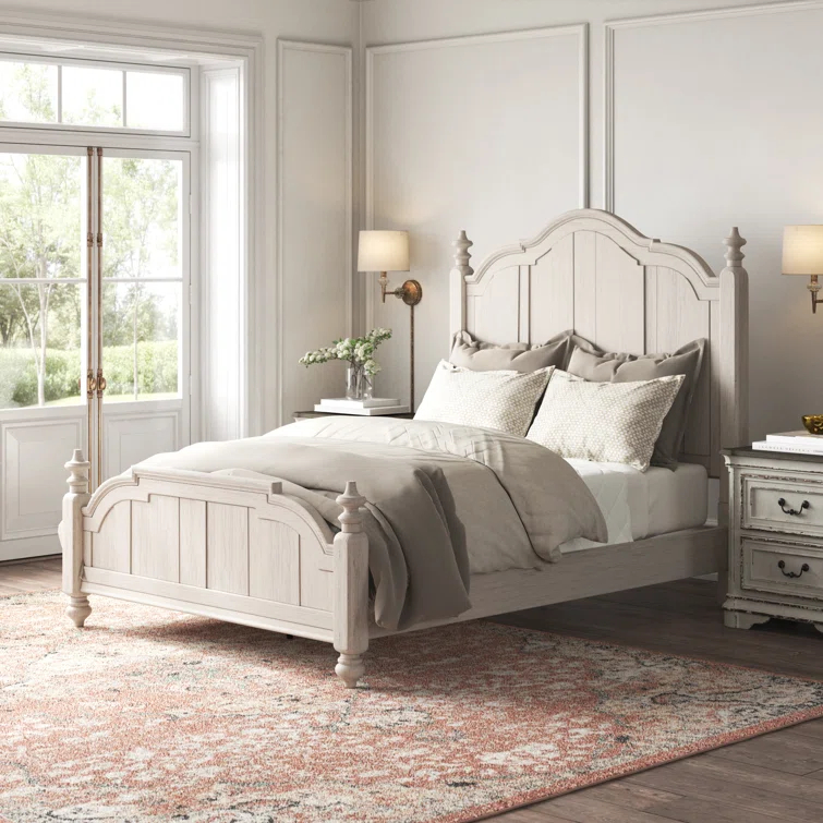 Solid Wood Standard Bed