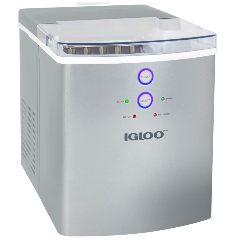 Igloo Igloo Premium Countertop Ice Maker Machine, 33 lbs. in 24 hrs. with Ice Scoop and Basket