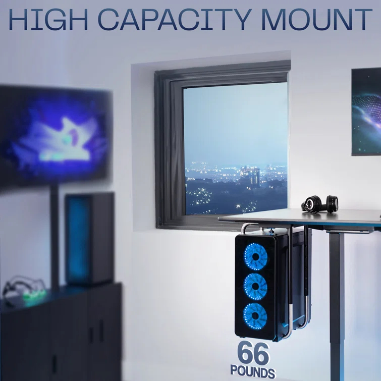 Vivo Heavy Duty Under Desk PC Mount