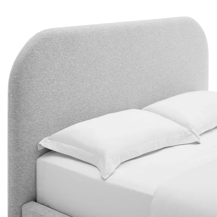 Modway Keynote Upholstered Fabric Curved Platform Bed