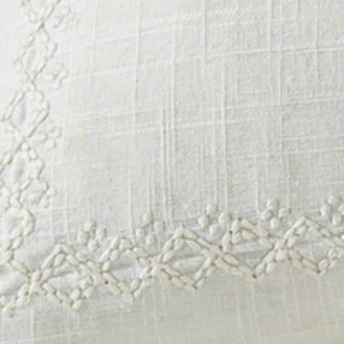DKNY Pure DKNY Pure Border Embroidery 14In X 20In Decorative Pillow Birch