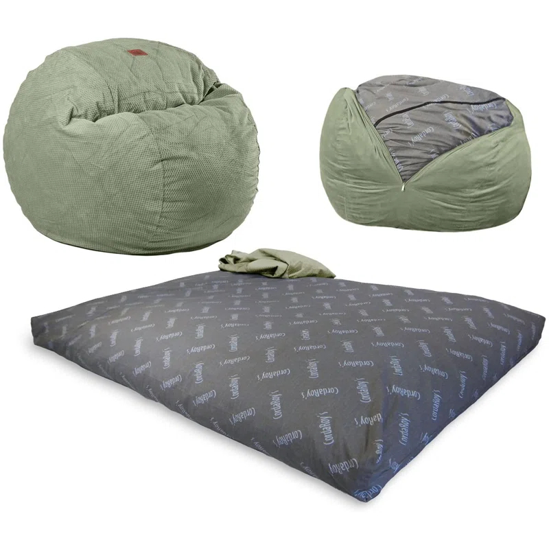 CordaRoy's CordaRoy's Chenille Convertible Bean Bag Chair