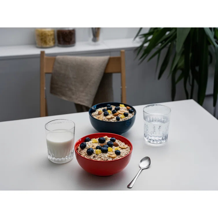 kook Kook Ceramic Cereal Bowls , 20 oz. (Set of 6)