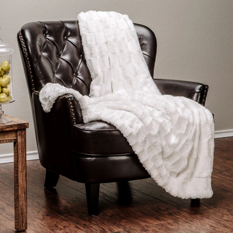 Chanasya Faux Fur Throw