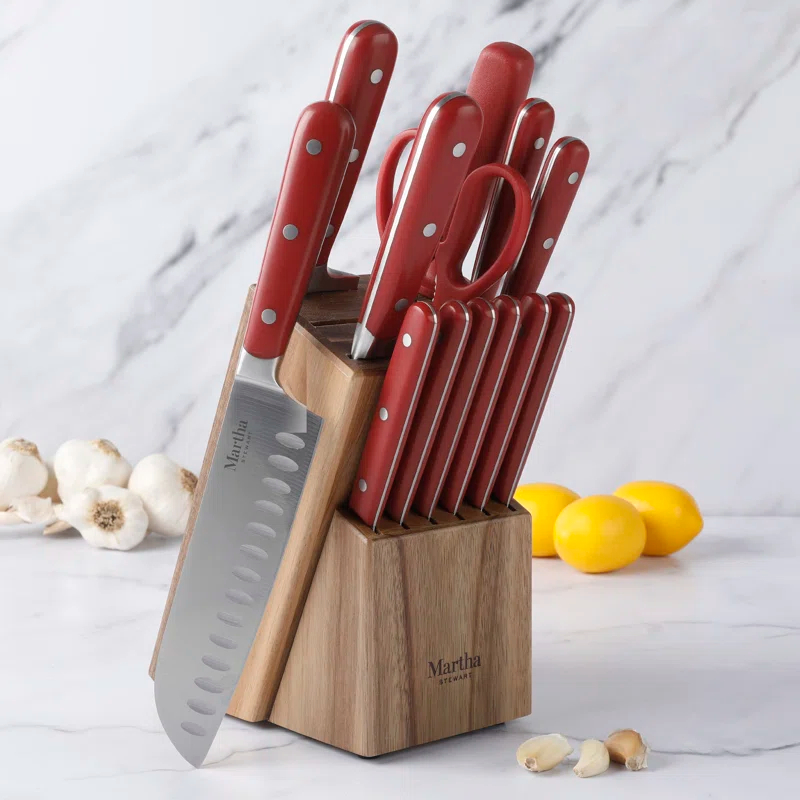 Martha Stewart 14 Piece Knife Block Set
