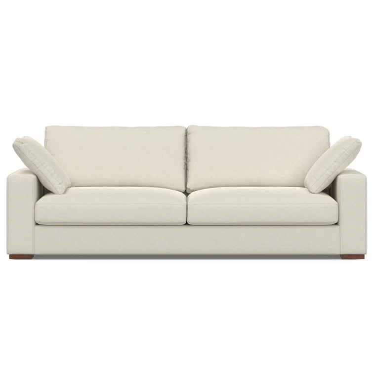 AllModern Tatum Deep Seater Sofa, Performance Fabric Couch for Living Room, Stain-Resistant Contemporary Sofa